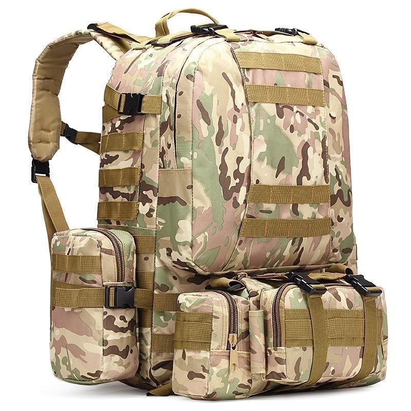Taktischer Rucksack Mit Vielseitigem Stauraum Und Modularen Taschen Brehn