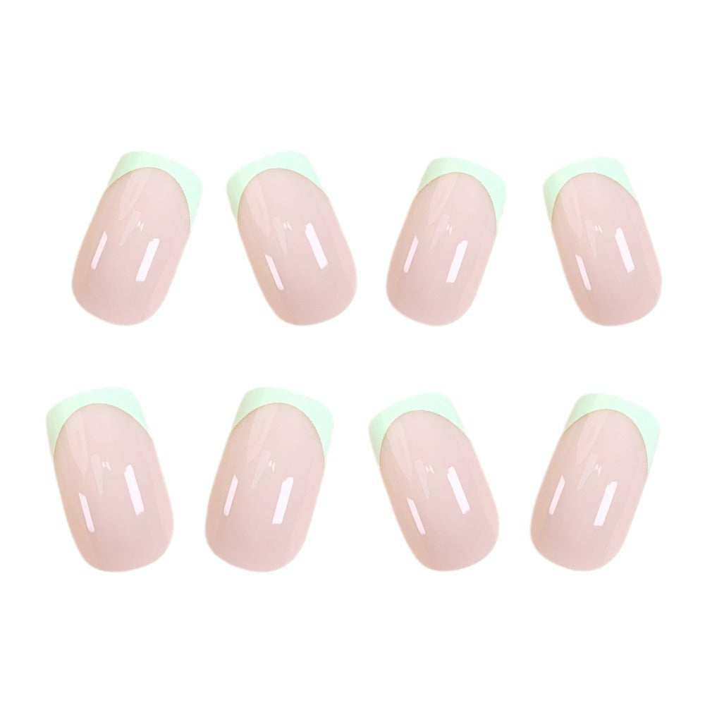 Elegantes marmoriertes Presse-Nagel-Set