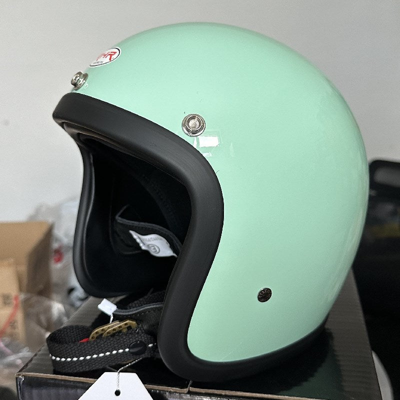 Klassischer Cruiser Motorrad Sicherheitshelm Brehn