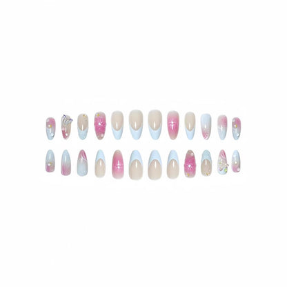 Premium Floral Art Press-On Nail Set Brehn