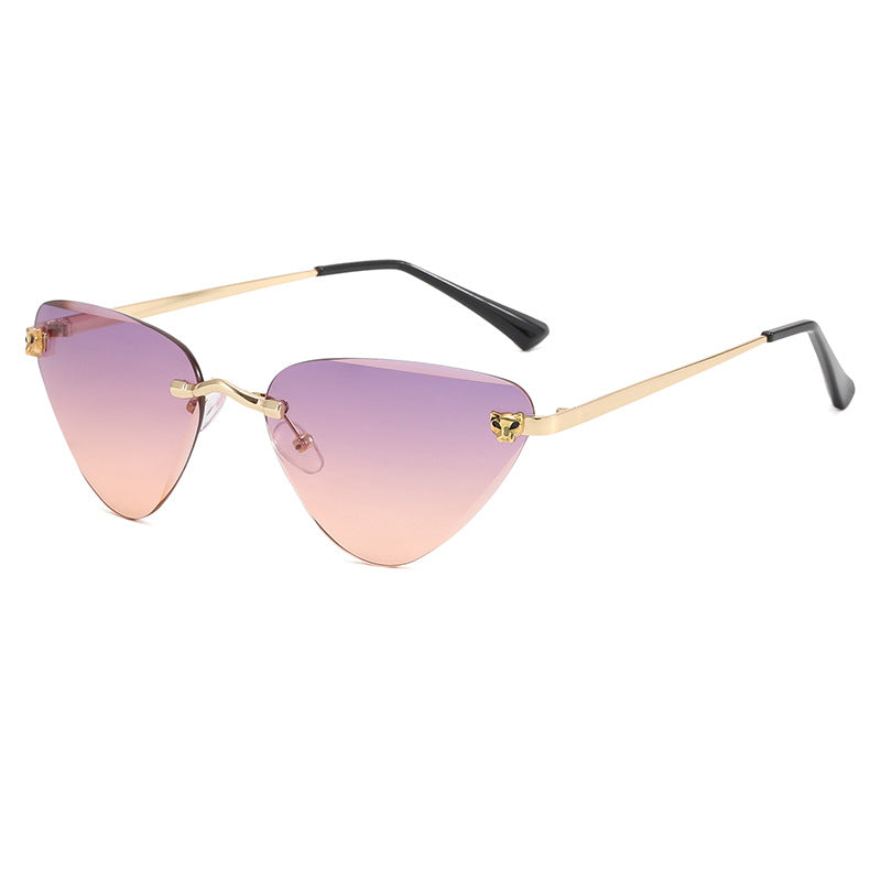 Damen Cat-Eye Sonnenbrille mit elegantem Metallrahmen Brehn
