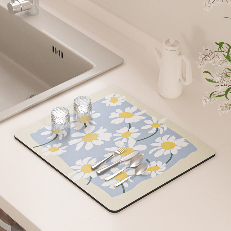 Floral Design Küchen Trockenmatte