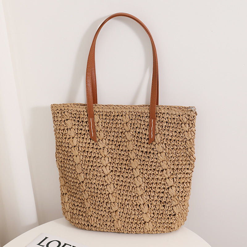 Damen Handgefertigte Baumwoll-Strandtasche Brehn
