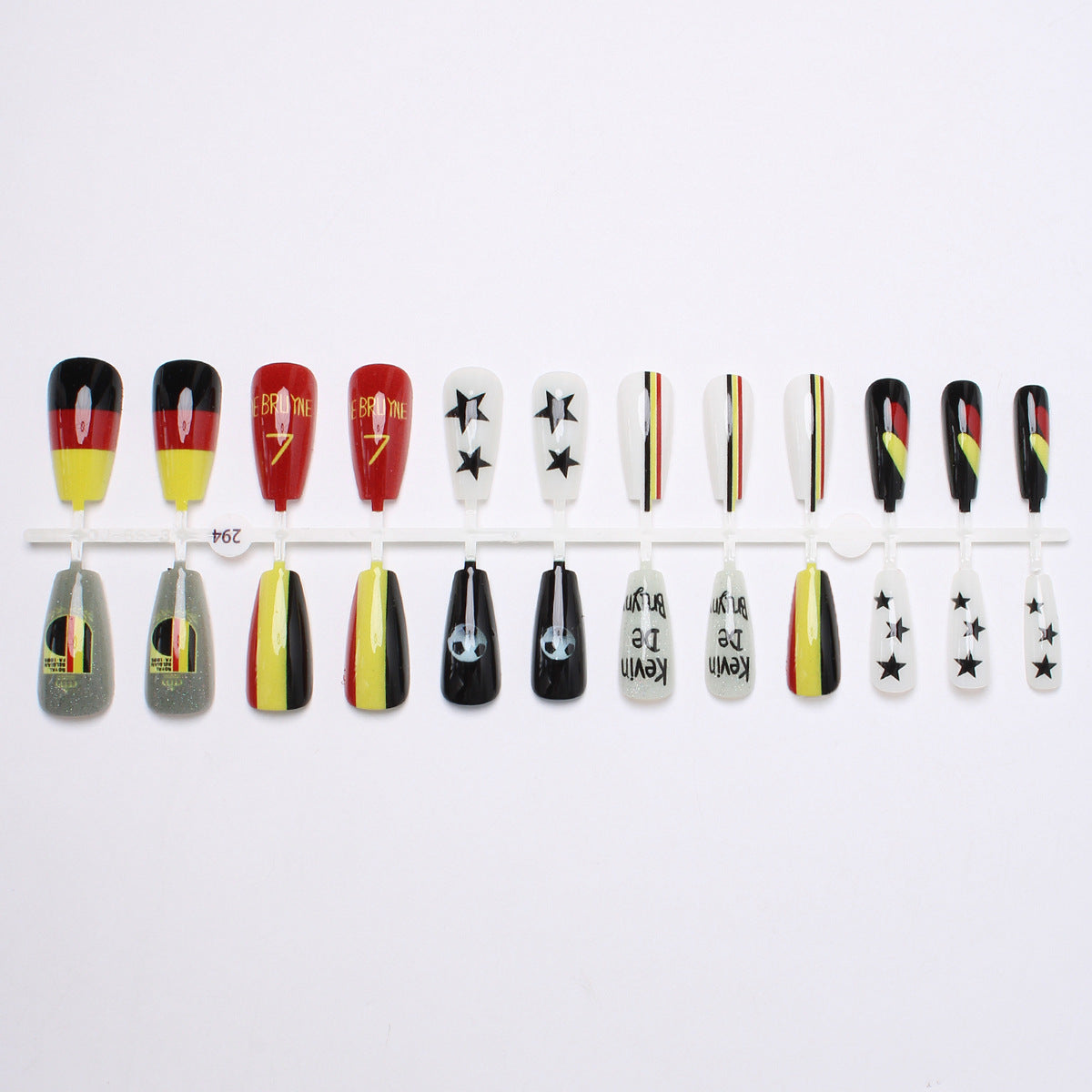 Sport-Themen Press-On Nail Art Brehn