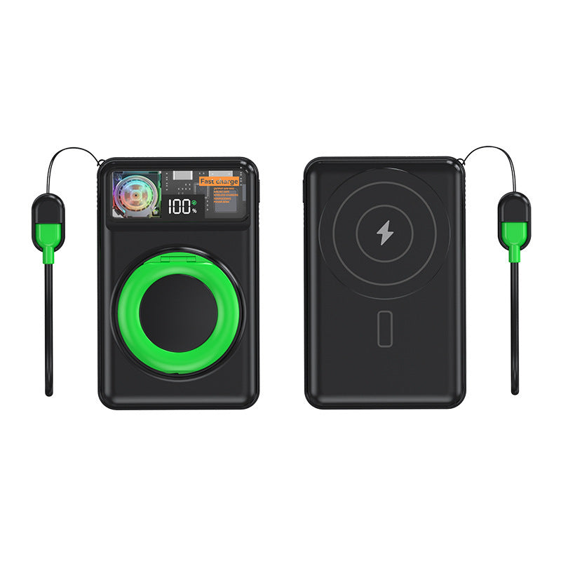 Tragbare Powerbank mit Schnellladefunktion und LED-Display Brehn