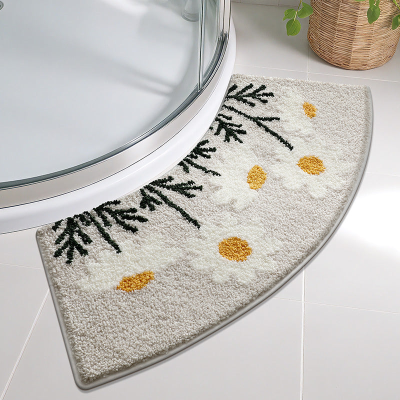 Blumen Design Memory Foam Badmatte Brehn