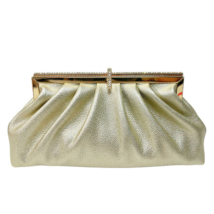Faltete Texturierte Abend Clutch