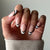 Stilvolles französisches Tipp Press-On Nagelset Brehn