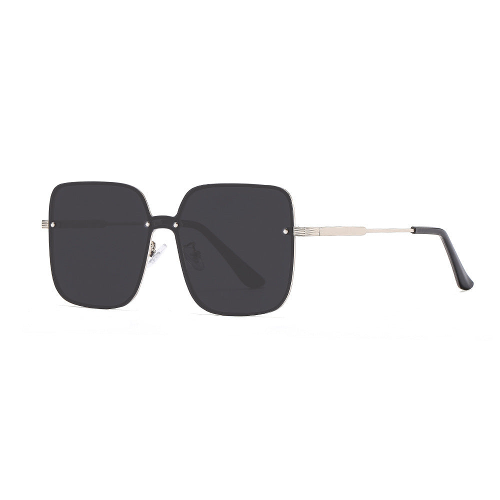 Damen Sonnenbrille im exzentrischen quadratischen Design mit hochwertigem Metallrahmen Brehn