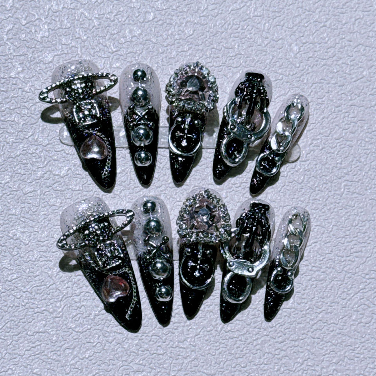 Glamouröse Nagelkunst Verlängerungen