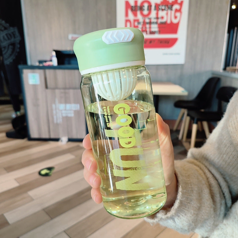 Damen Infuser-Wasserflasche mit herausnehmbarem Fruchtbehälter Brehn
