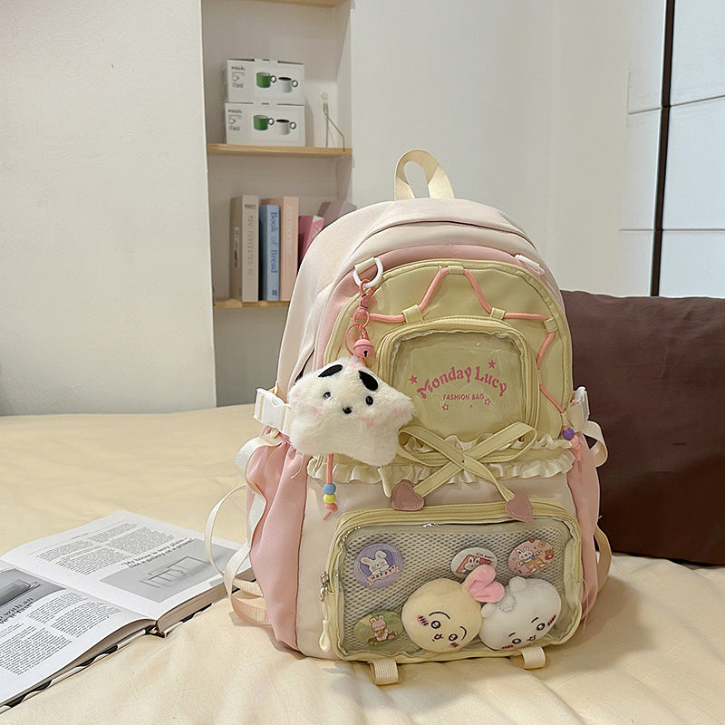 Modischer Freizeitrucksack mit Kreativen Details und Vielseitigen Fächern Brehn