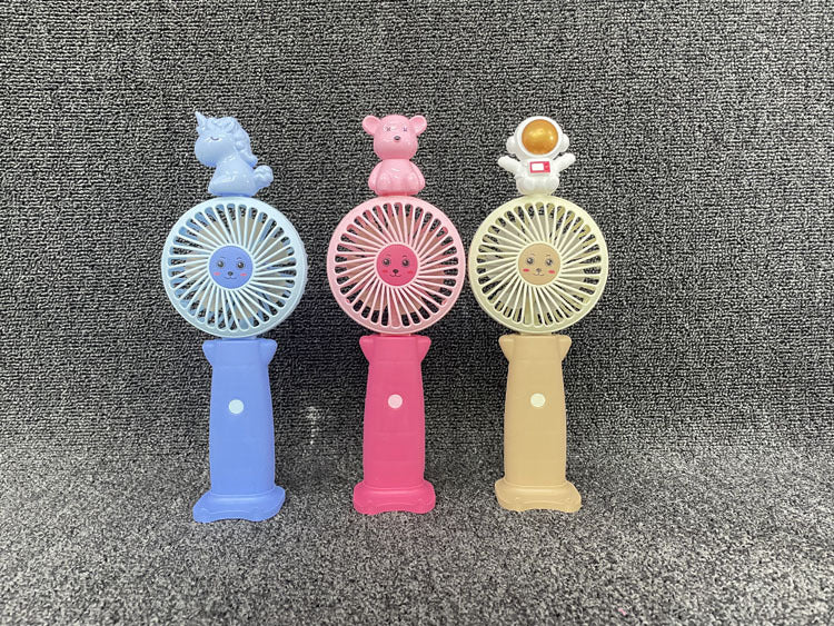 Unisex Tragbarer Mini-Handventilator mit Tierfiguren Brehn