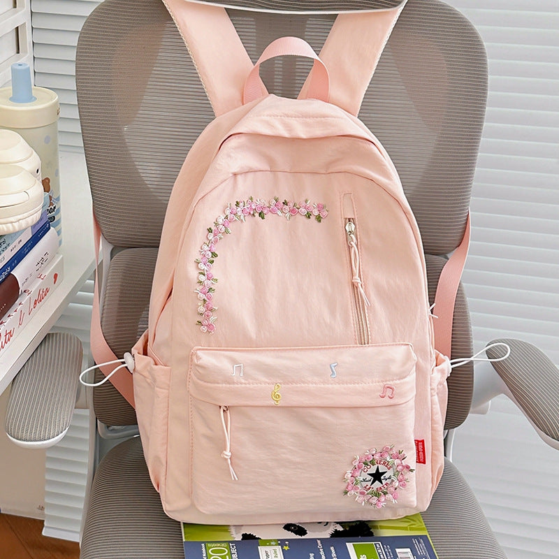 Blumenverzierte Alltag-Rucksack Brehn