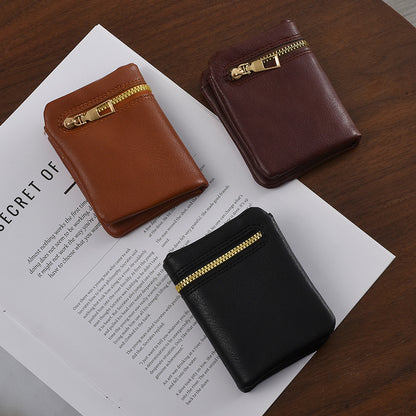 Stylische Reißverschluss-Münztasche Brehn