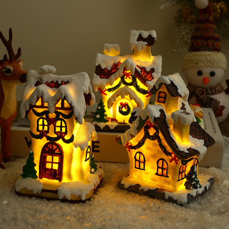 Dekorative Weihnachtsbeleuchtung im Häuschen-Design Brehn