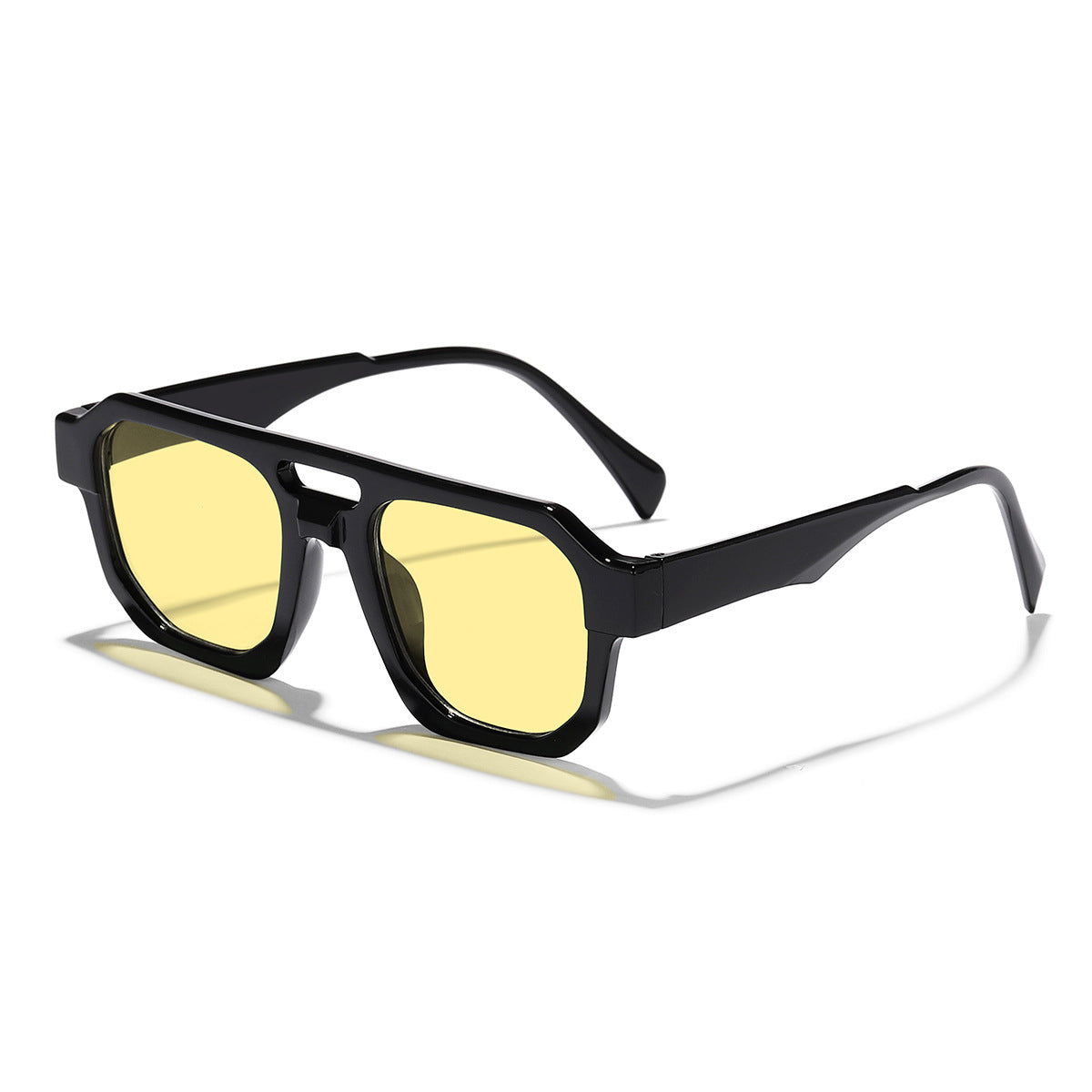 Damen moderne Sonnenbrille mit quadratischem Rahmen und UV-Schutz Brehn