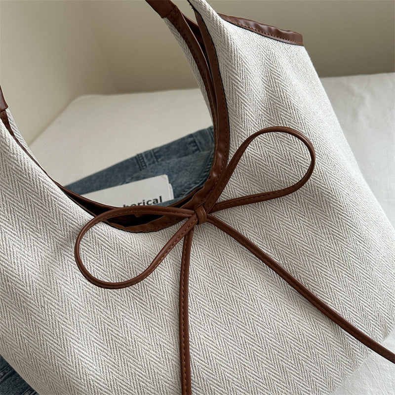 Chic Bow-Detail Einkaufstasche