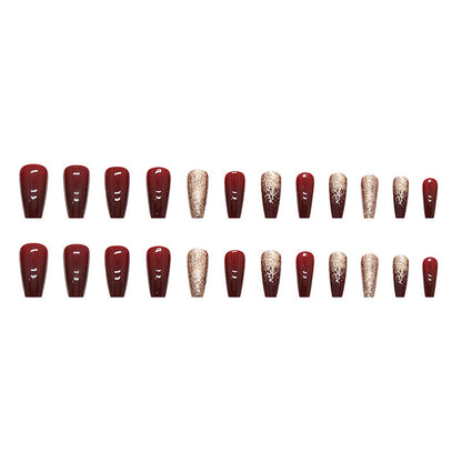 Elegantes Glitzerndes Nagelkunstdesign Brehn