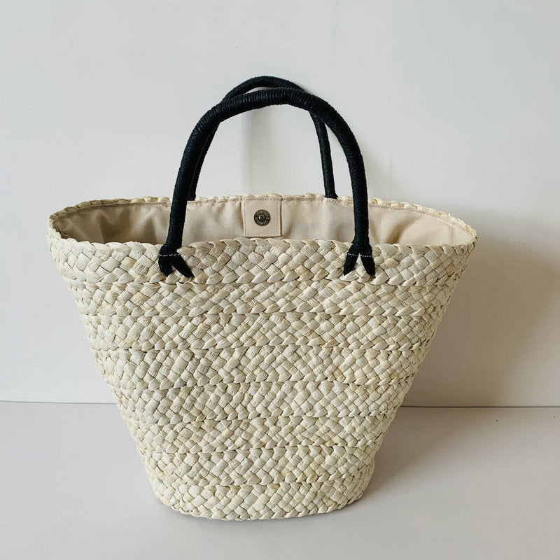 Handgefertigte Strohmarkt-Tasche Brehn
