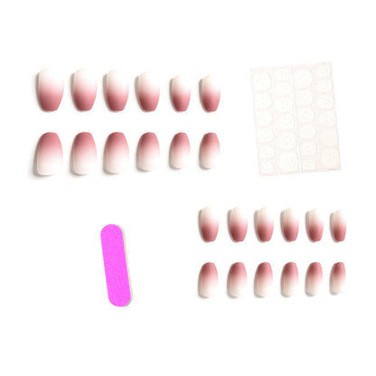 Elegante Ombre-Acryl-Nagelverlängerungen Brehn