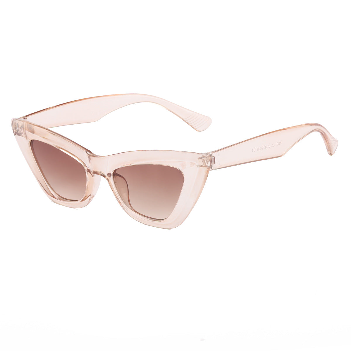 Damen Cat-Eye Sonnenbrille mit trendigem Animal-Print Brehn