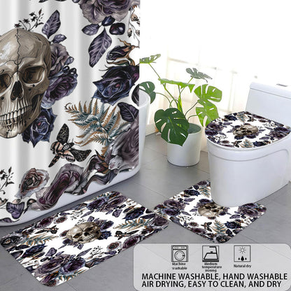 Künstlerisches Skull Badezimmer Dekor Set Brehn