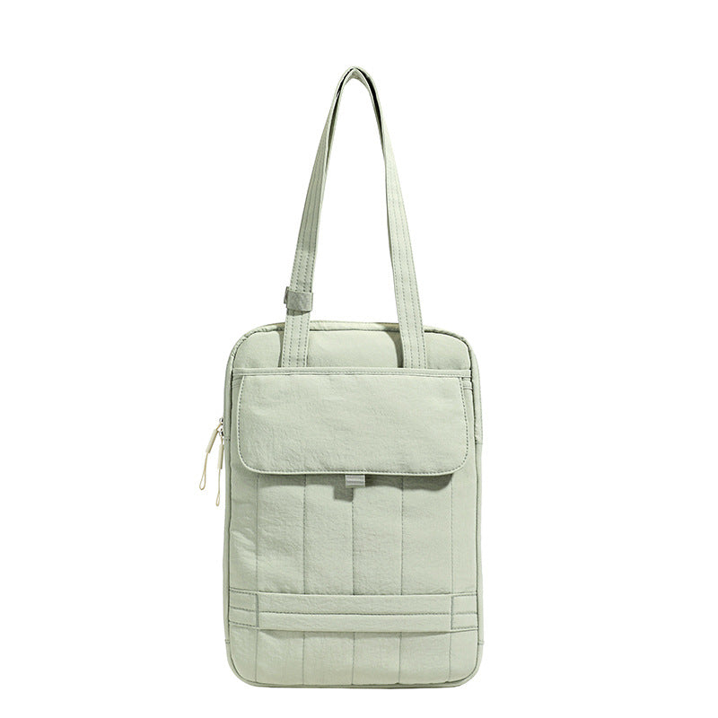 Strukturiertes gestepptes Laptop Tote Bag Brehn