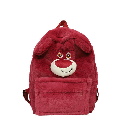 Plüsch Tiergesicht Rucksack