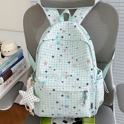 Stylische Gepunktete Sternenmuster Rucksack Brehn