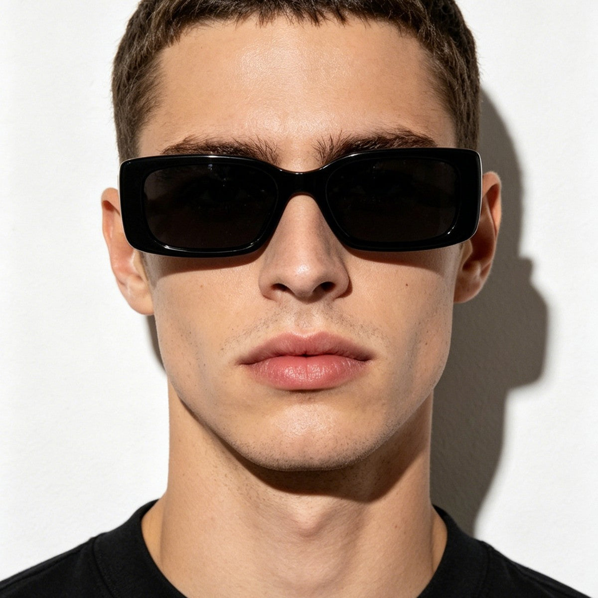 Damen modische Sonnenbrille mit extravagantem quadratischen Rahmen Brehn