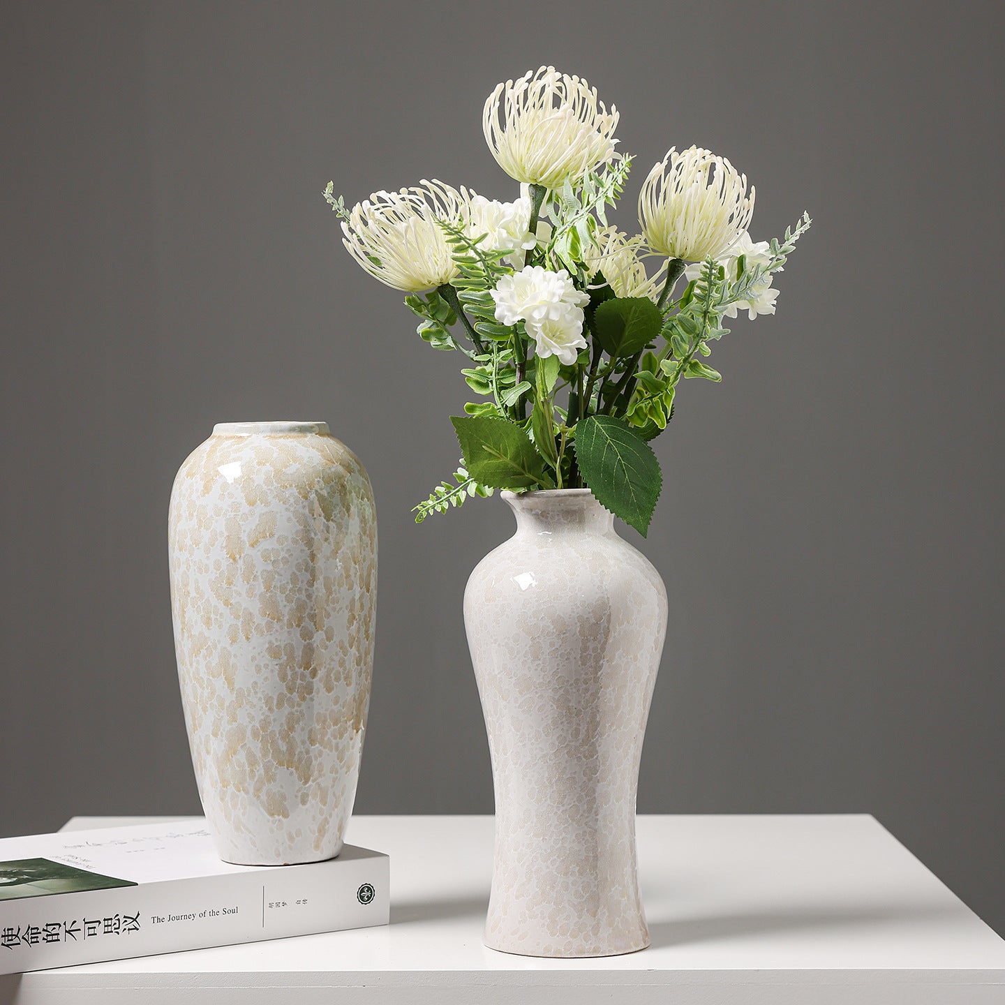 Elegante Textur dekorative Keramikvase