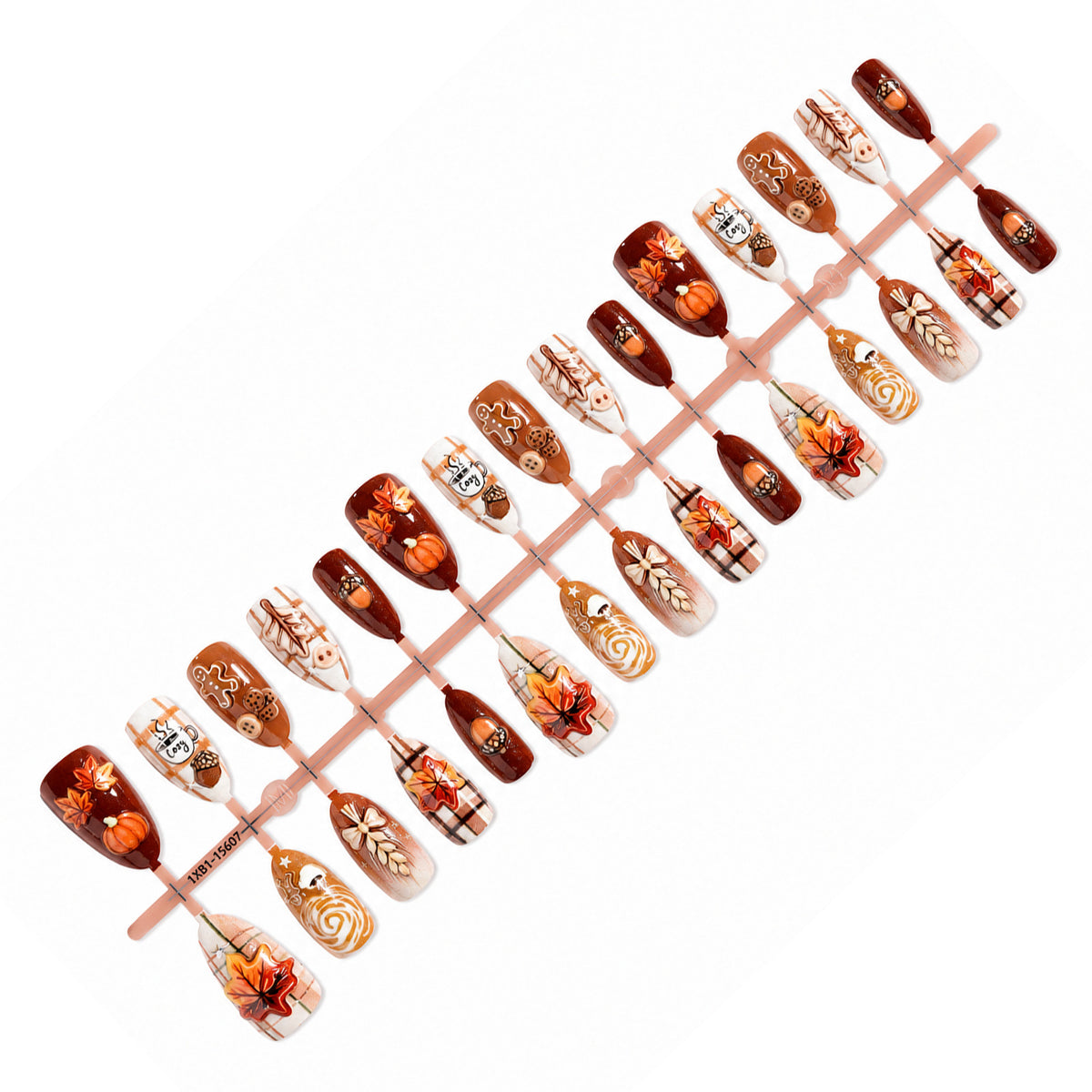 Kreatives Kunstnagelset mit herbstlichen Motiven Brehn