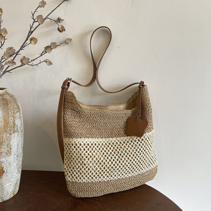 Gewebte Strohtasche