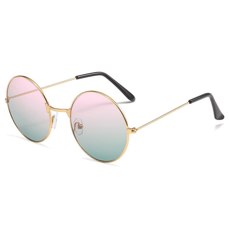 Retro Runde Glas Sonnenbrille Brehn