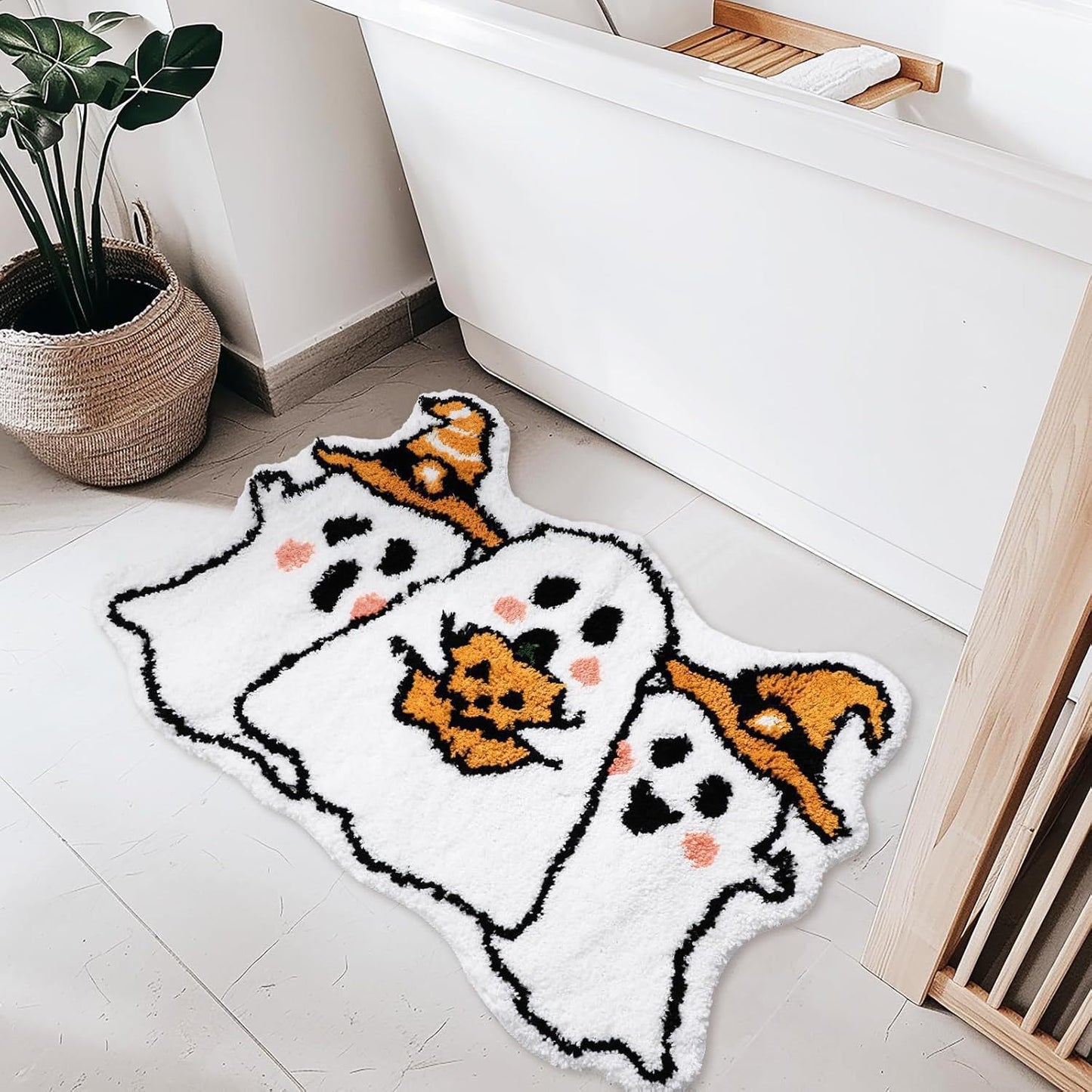 Halloween-Themen Gespenster-Badematte Brehn