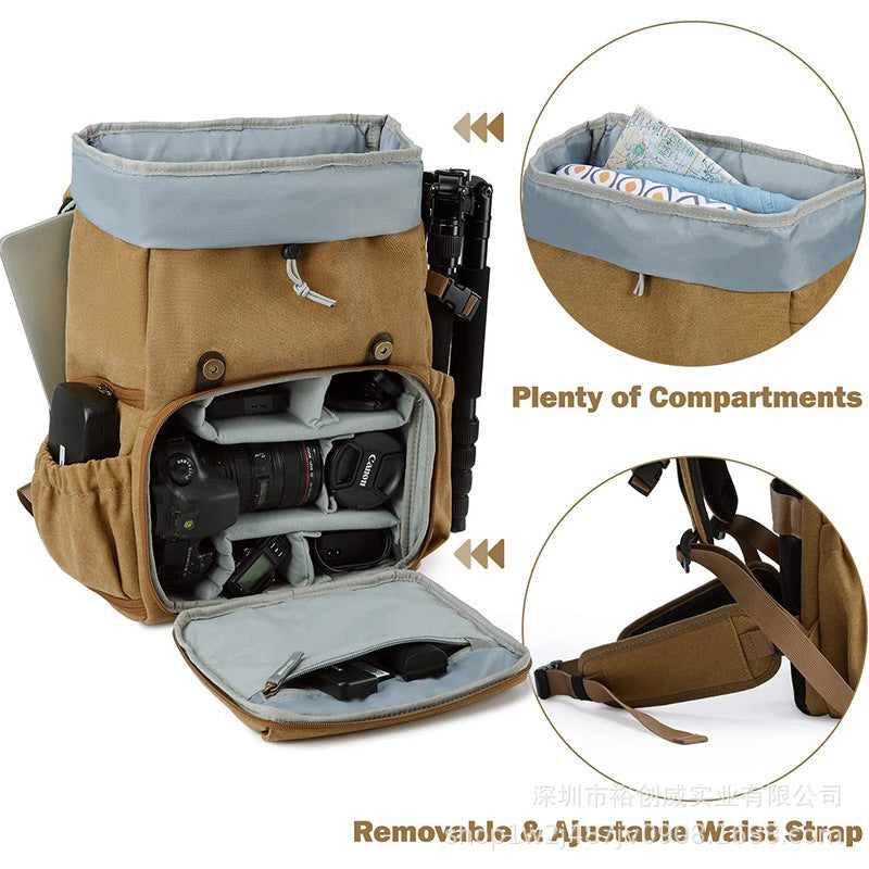 Vintage Canvas Reisrucksack Brehn