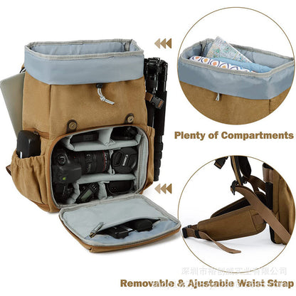 Vintage Canvas Reisrucksack Brehn