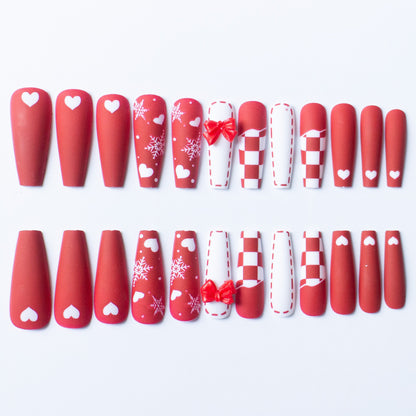 Festliches Winter-Themen Nagelkunstset