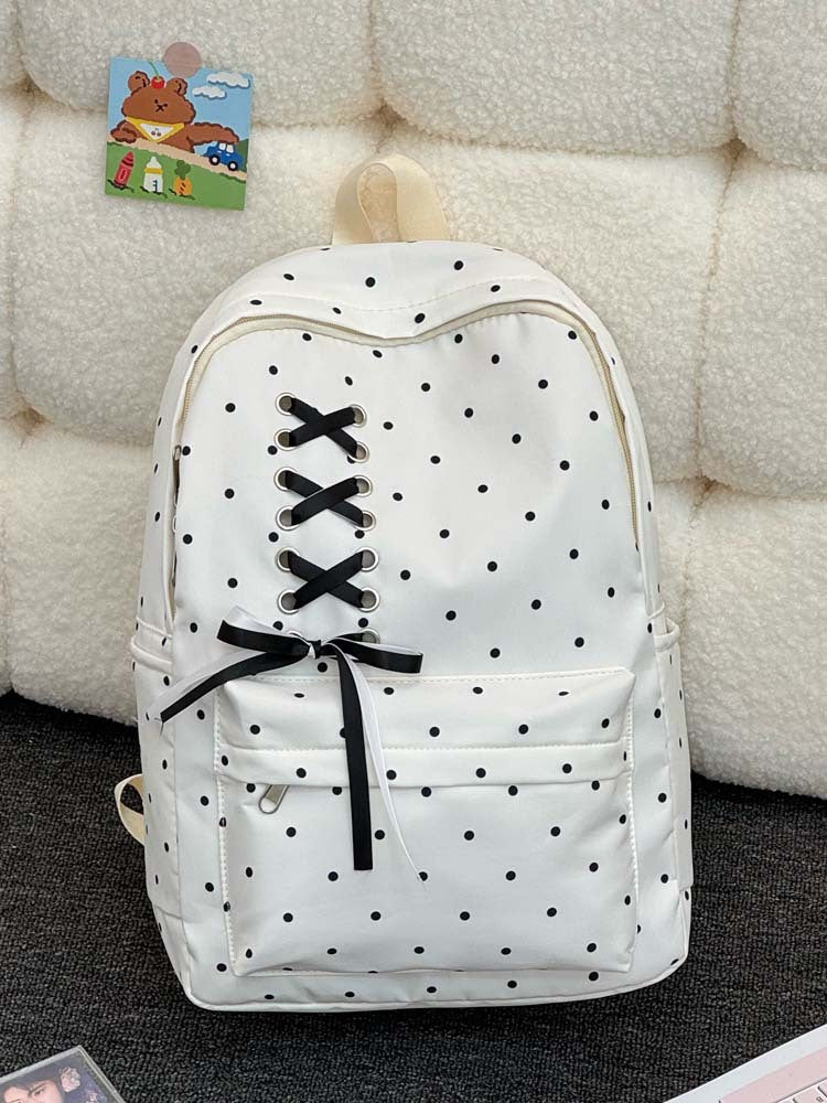 Verspielter Punkte Casual Rucksack Brehn