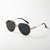 Damen stilvolle ovale Sonnenbrille mit modischem Metallrahmen Brehn