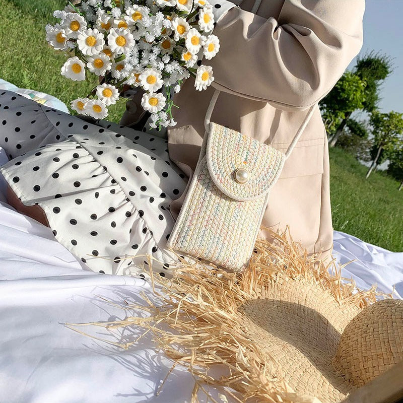 Handytasche Im Gewebten Design Brehn