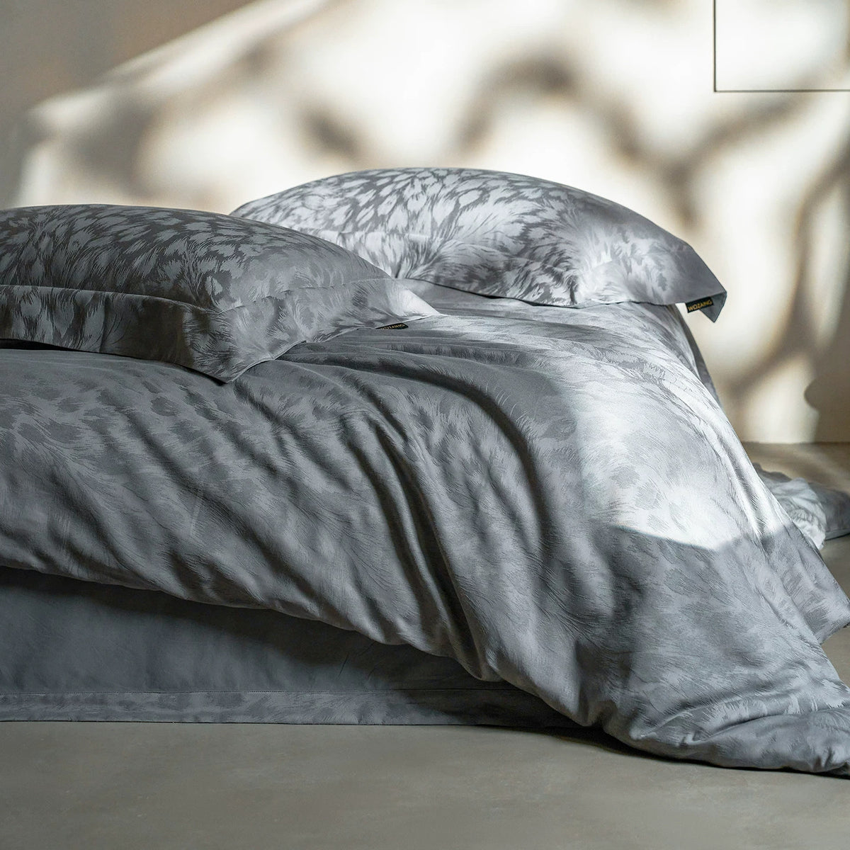 Luxus Jacquard Satin Bettwäsche Set