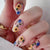 Blumen Themen Press-On Nagelkunst Brehn