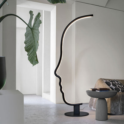 Künstlerische Umriss Stehlampe