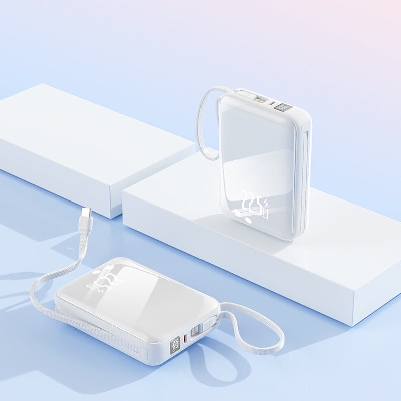 Tragbare Powerbank mit Elegantem Design und Multifunktionalem Ladekabel Brehn