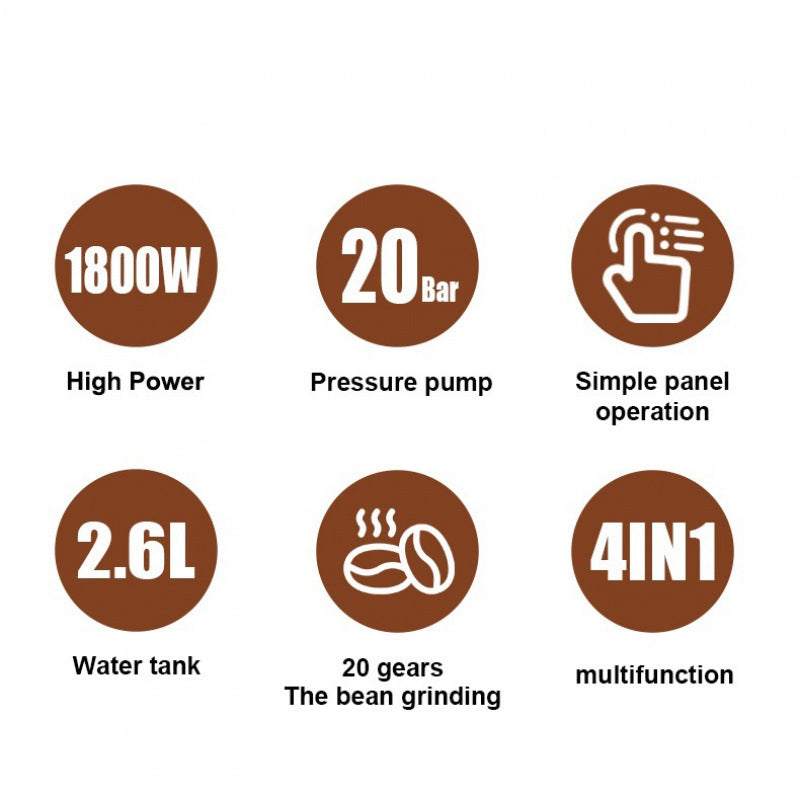 Multifunktionales digitales Kaffeezubereitungssystem Brehn