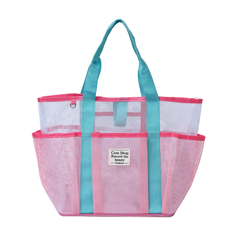 Geräumige Mesh-Strandtasche