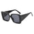 Damen Überdimensionierte Leo-Sonnenbrille Brehn