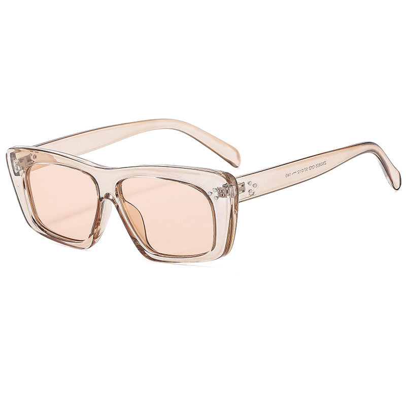 Damen quadratische Sonnenbrille mit modernem Design und polarisierenden Gläsern Brehn